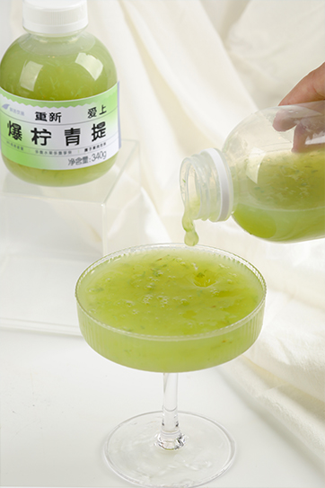 冷藏爆檸青提